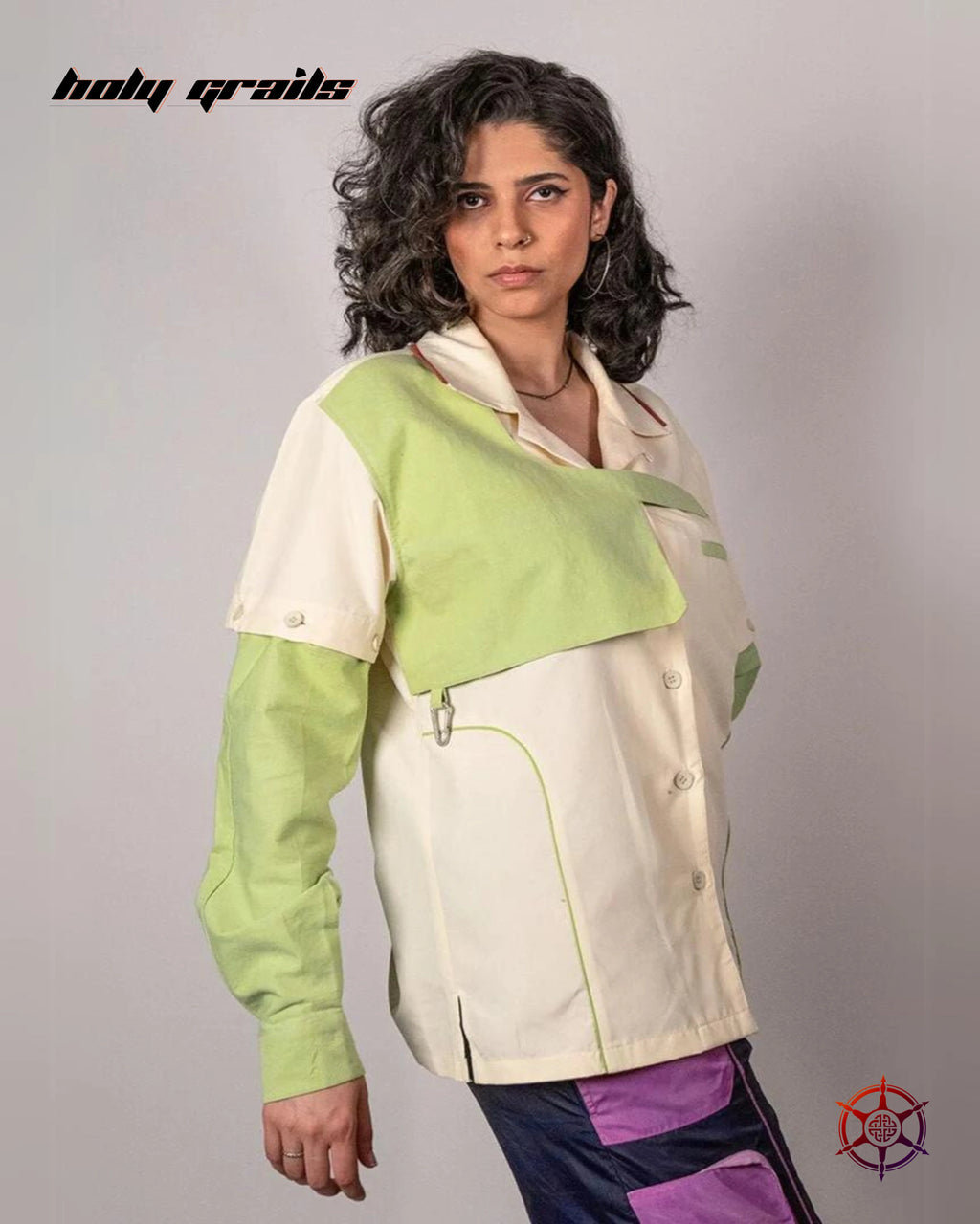 Citrus Surge Panel Shirt HG x Duskin