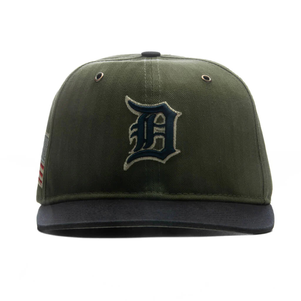 American Herringbone 59FIFTY Pre Curved Detroit Tigers