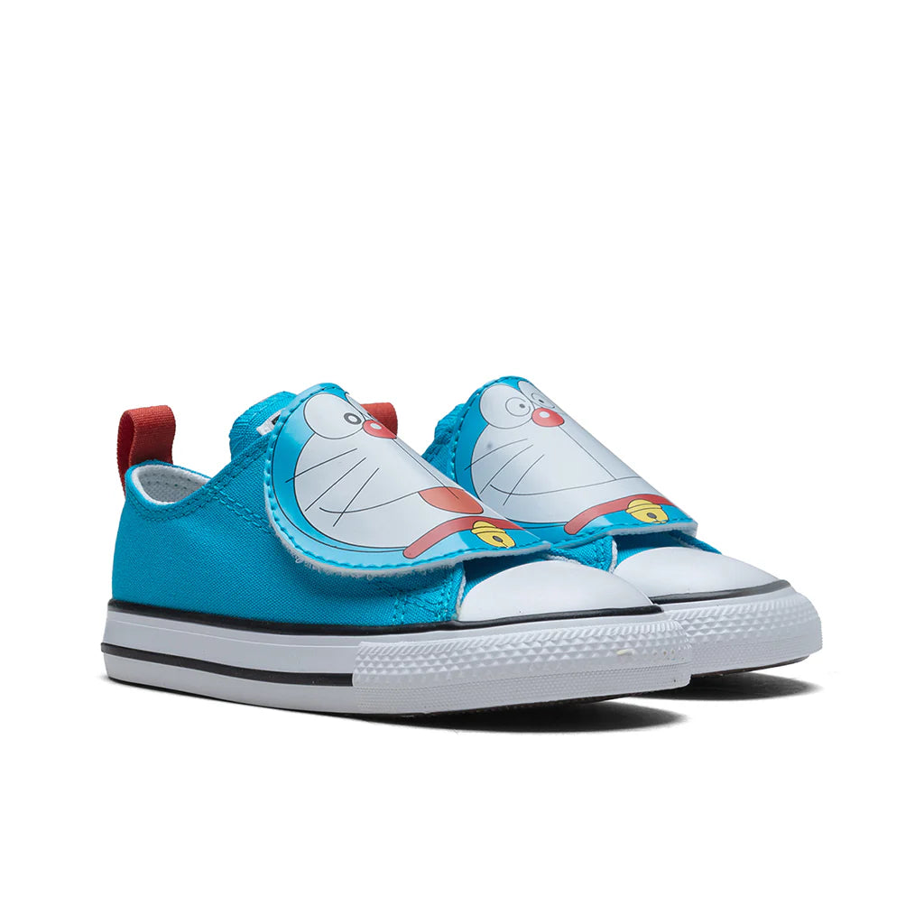 Converse x Doraemon Chuck Taylor All Star 1V OX Hawaiian Ocean Habanero Gold Flamingo