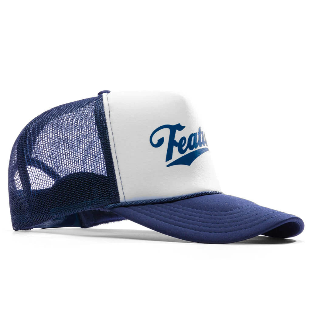 Frew Trucker Hat Navy White