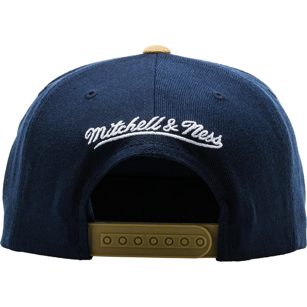 Spur Mens Snapback Navy Gold