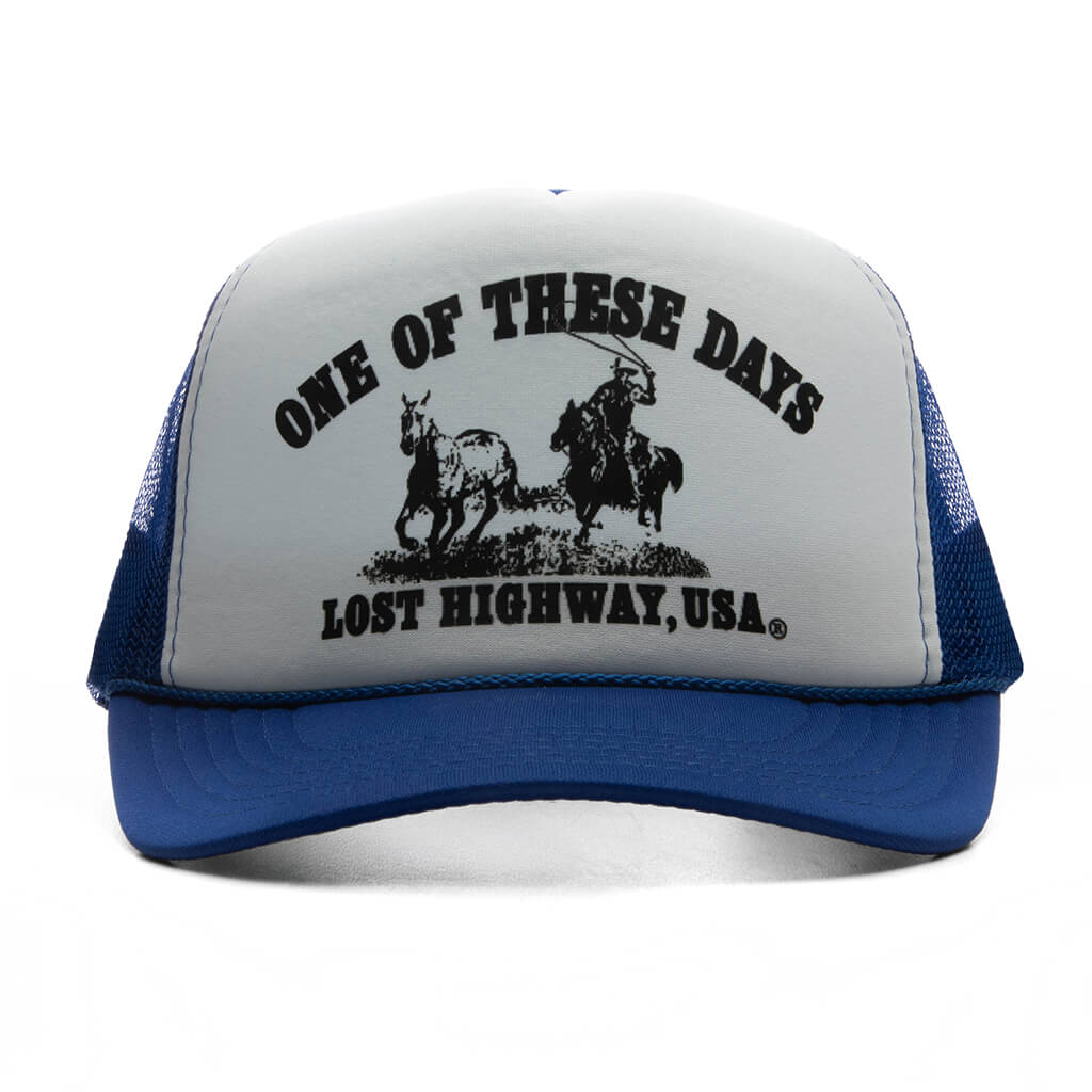 Lost Highway Trucker Royal Blue White