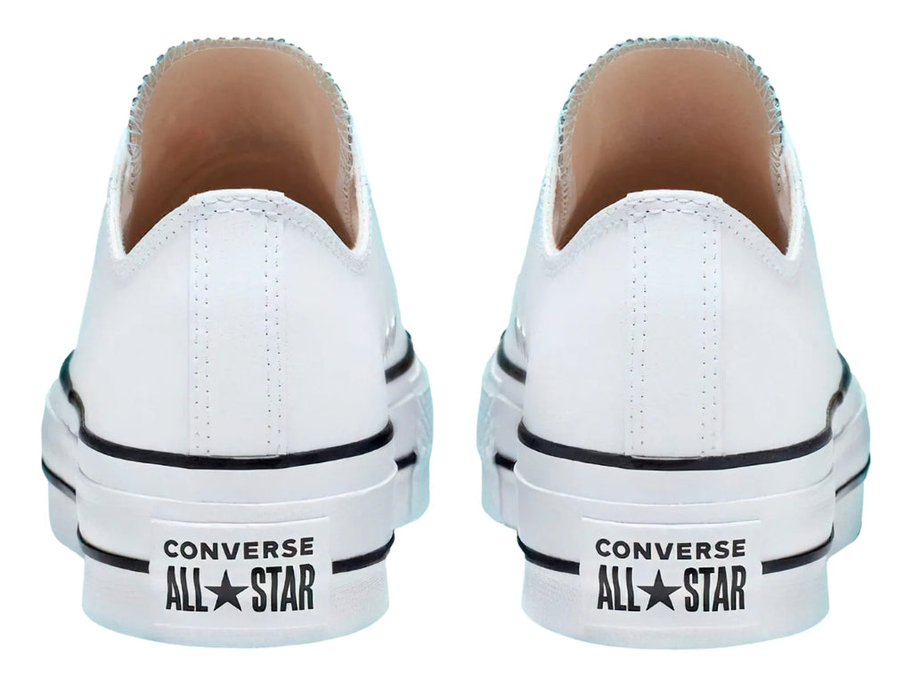 Tenis Converse Chuck Taylor All Star Lift Clean Blancos para Mujer