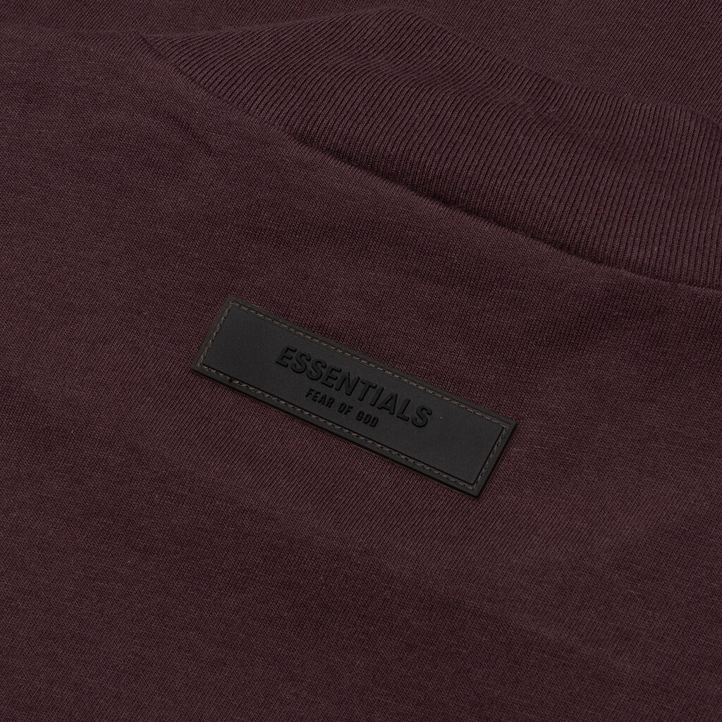 Womens 3 4 Tee Dress Plum