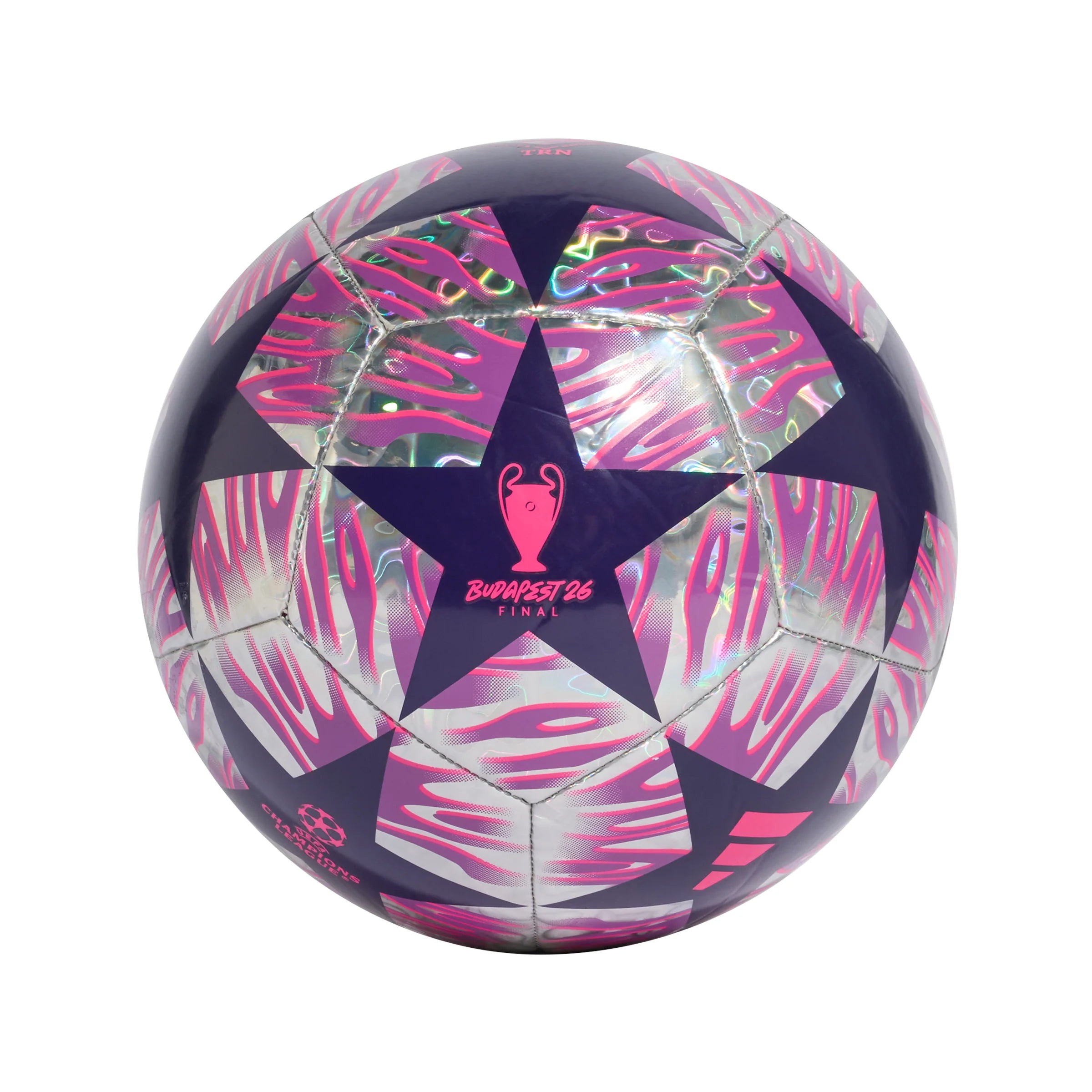 adidas UEFA Champions League Training Foil Soccer Ball 25 26 Multicolor Purple