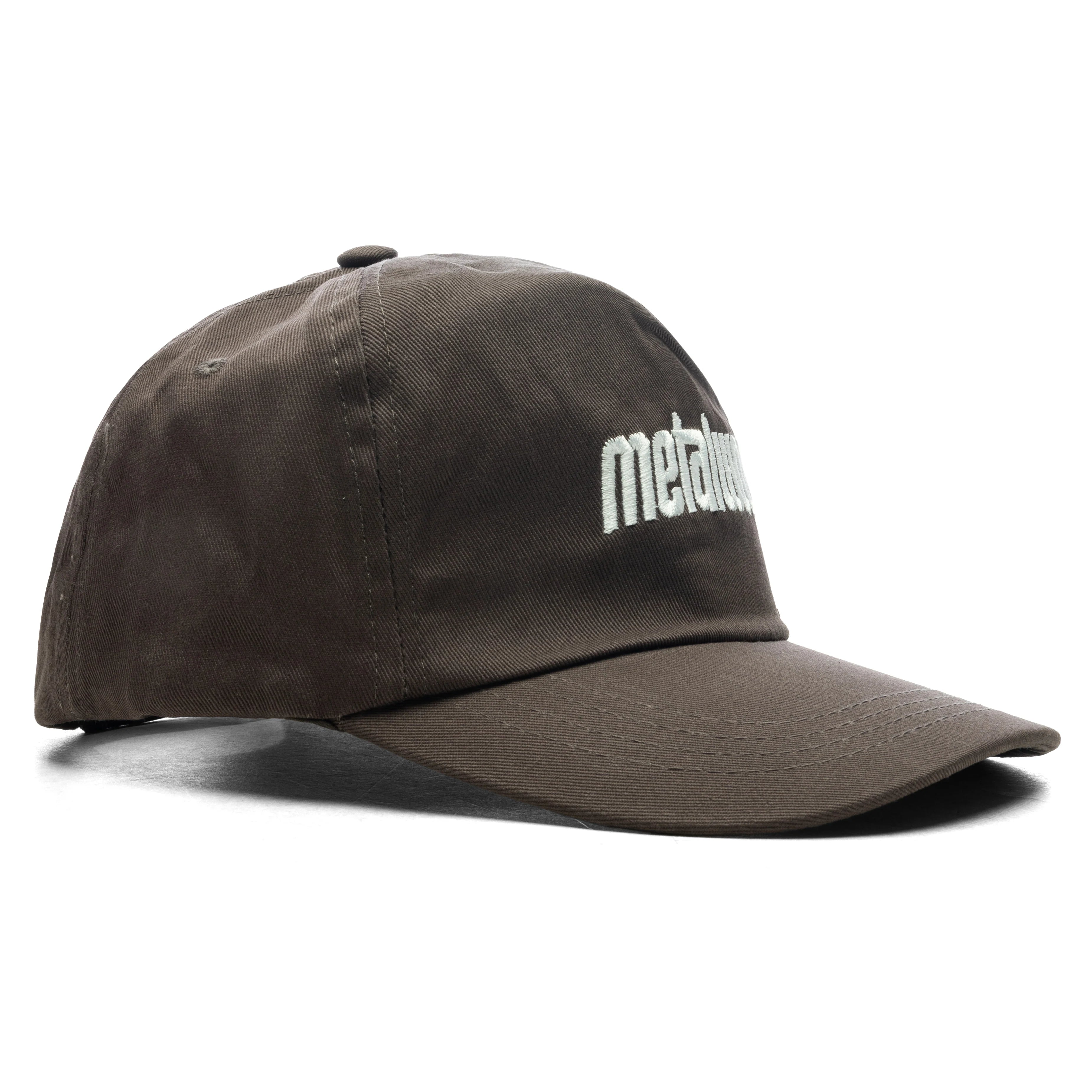 Metal Logo 5 Panel Hat Brown