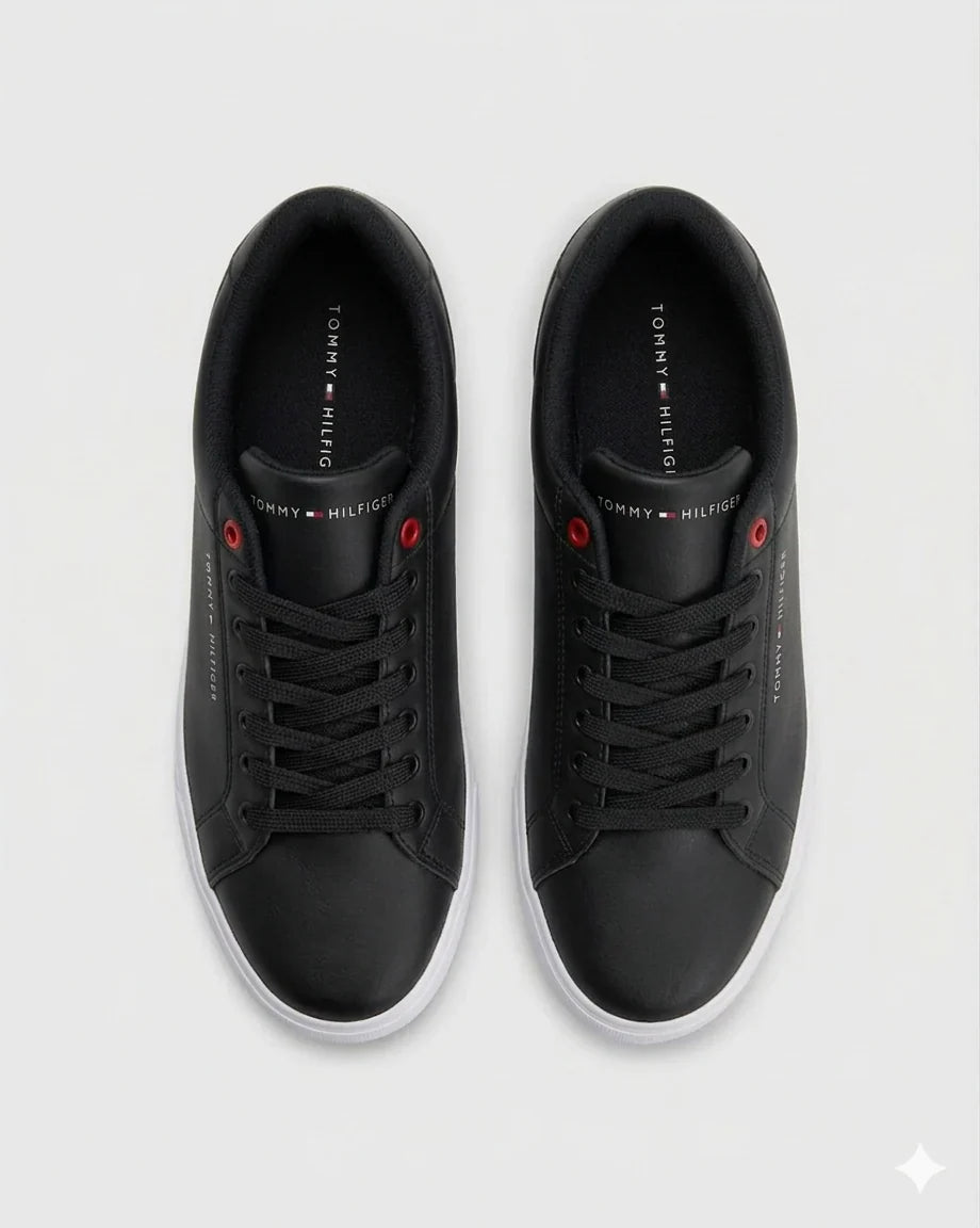 Tommy Hilfiger Classic Noir Sneakers Élégantes Homme