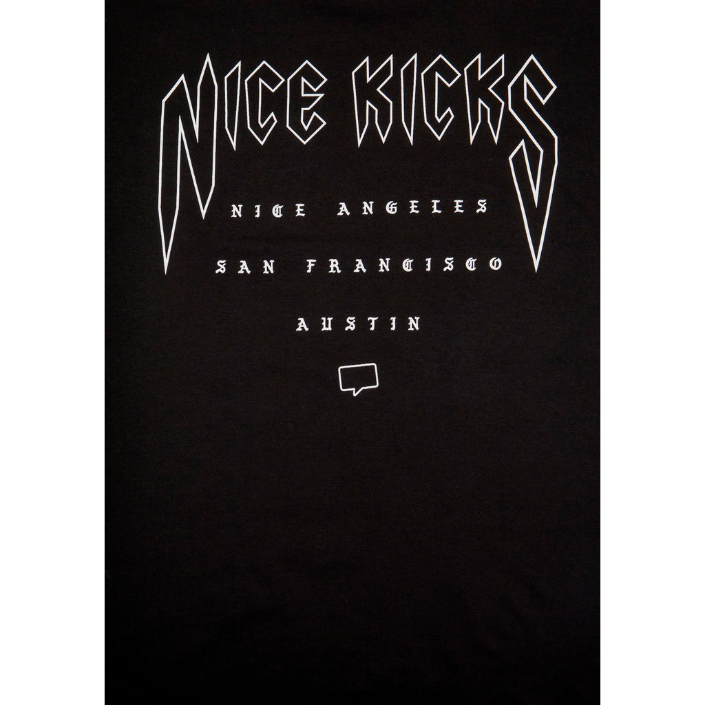 Nice Kicks Rock Tee Mens Black White