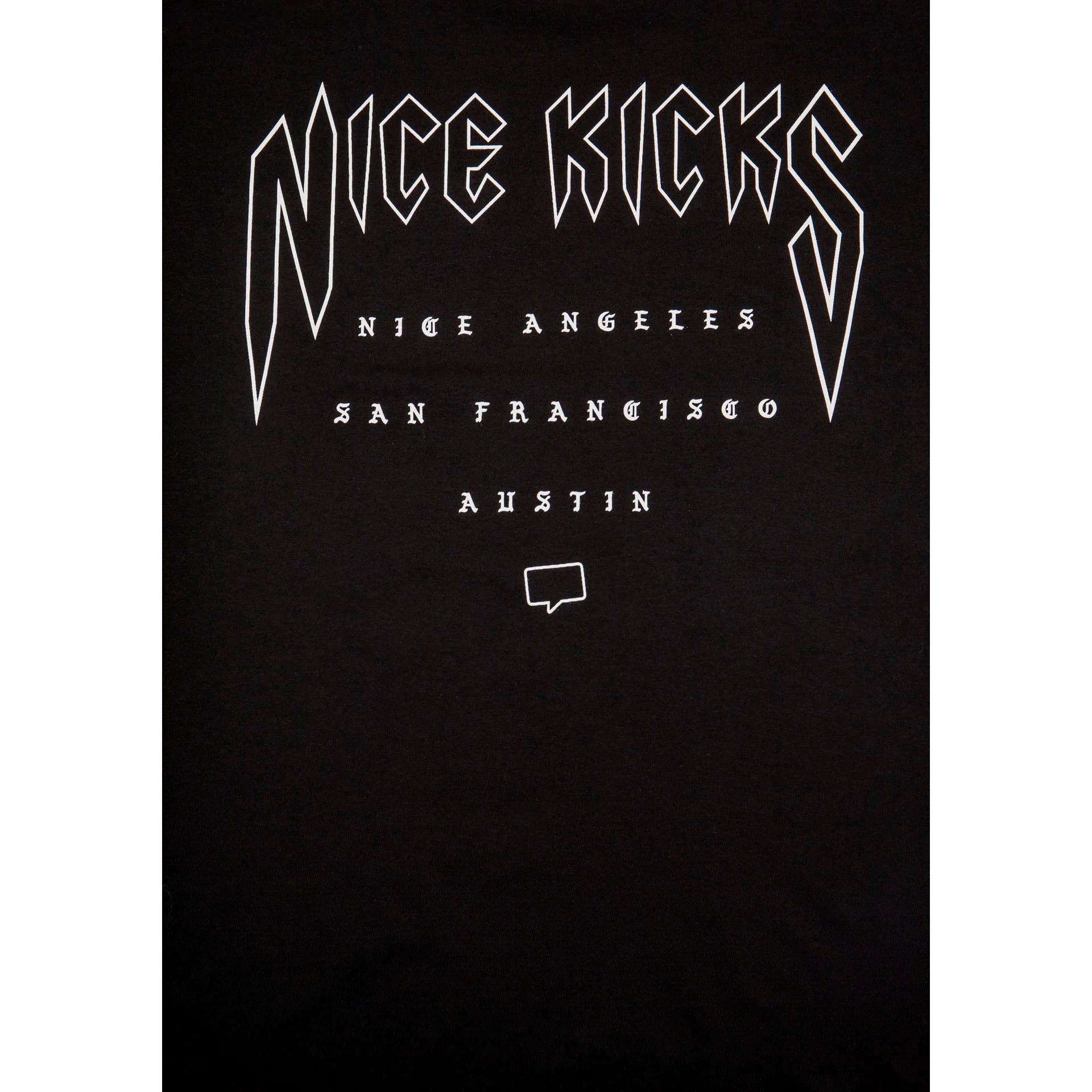 Nice Kicks Rock Tee Mens Black White