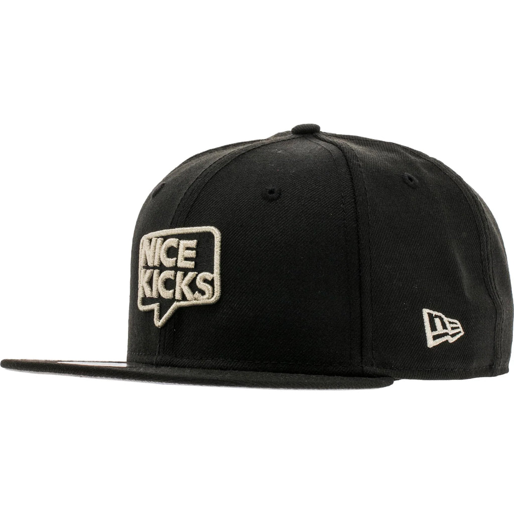 New Era X Nice Kicks 9Fifty Snapback Hat Black Silver