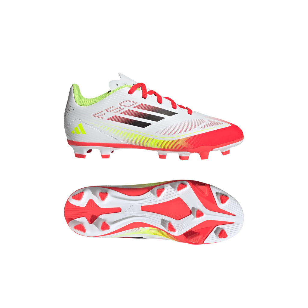 adidas F50 Club Firm Multi Ground Boots Kids White Black