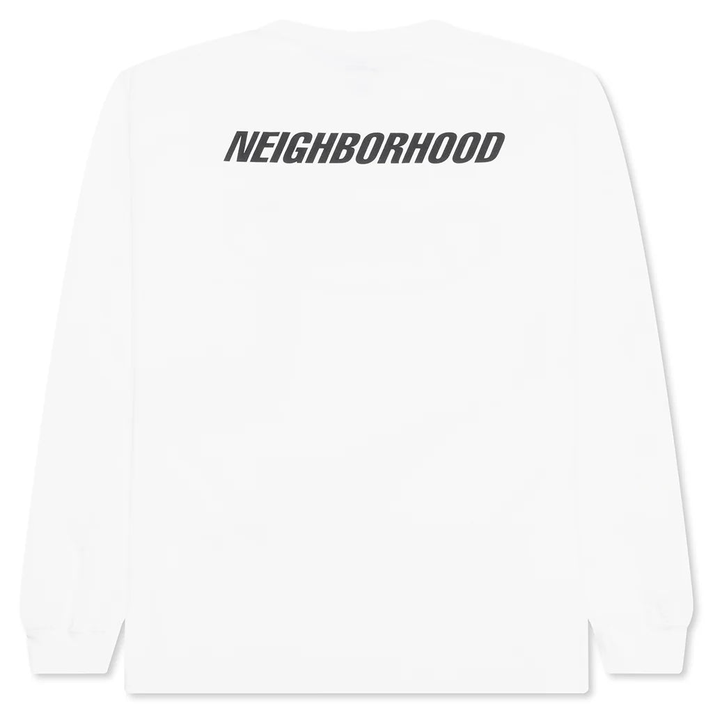 NH L S Tee 6 White