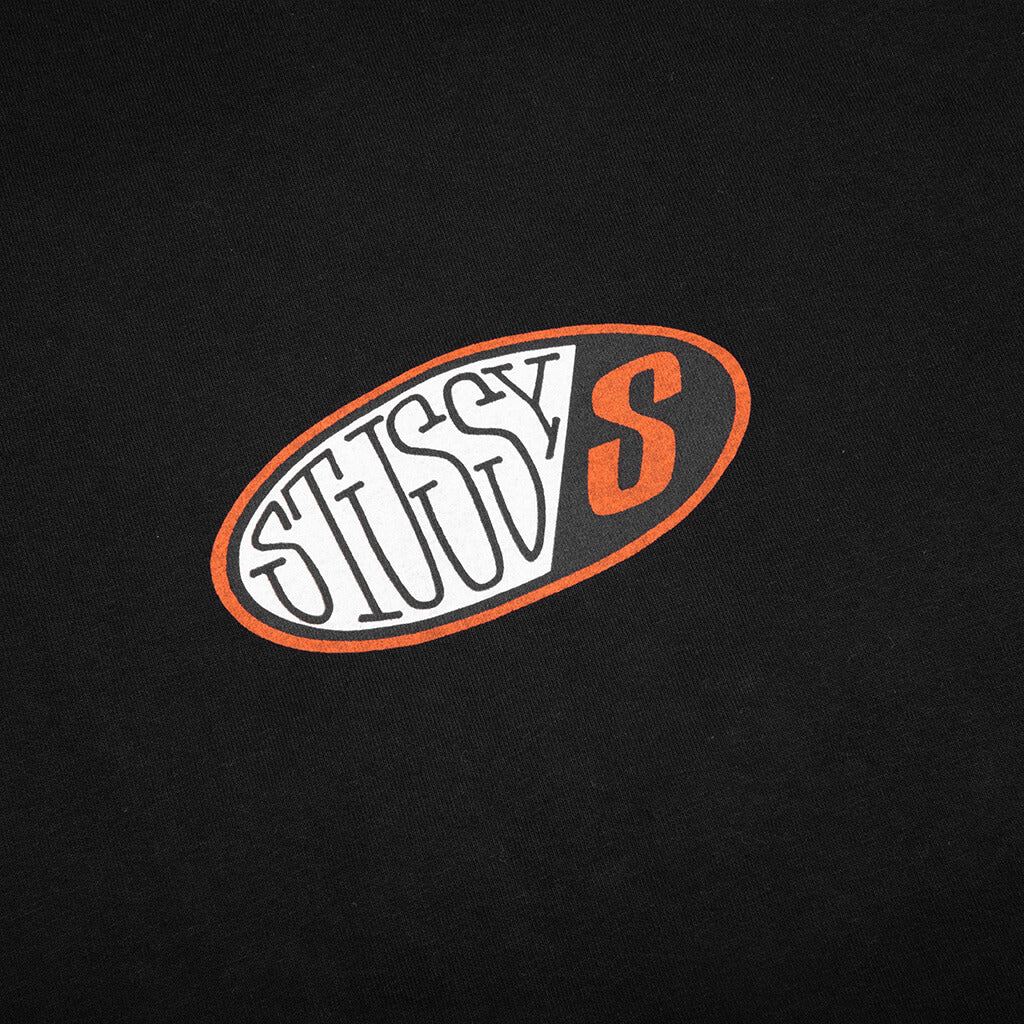 Pitstop Pigment Dyed Tee Black