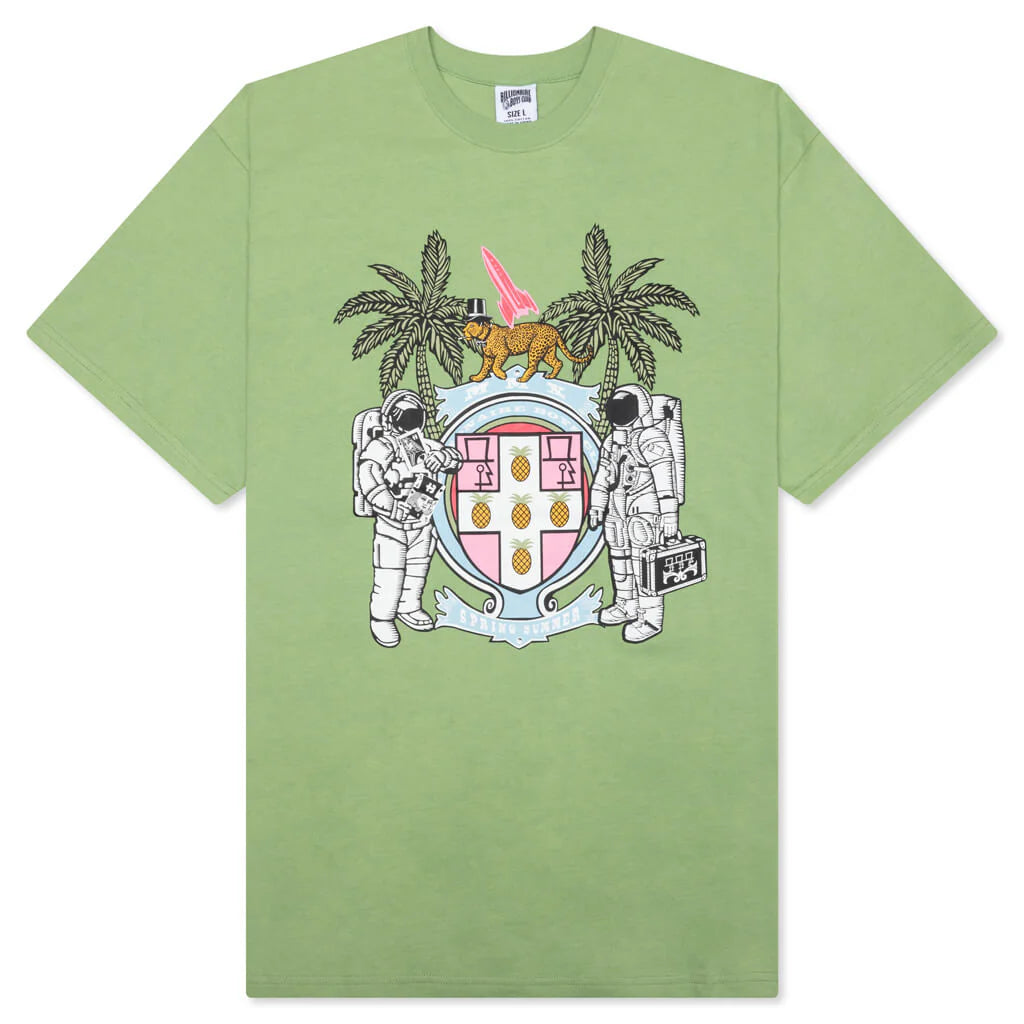 BB Crest S S Tee Green Tea