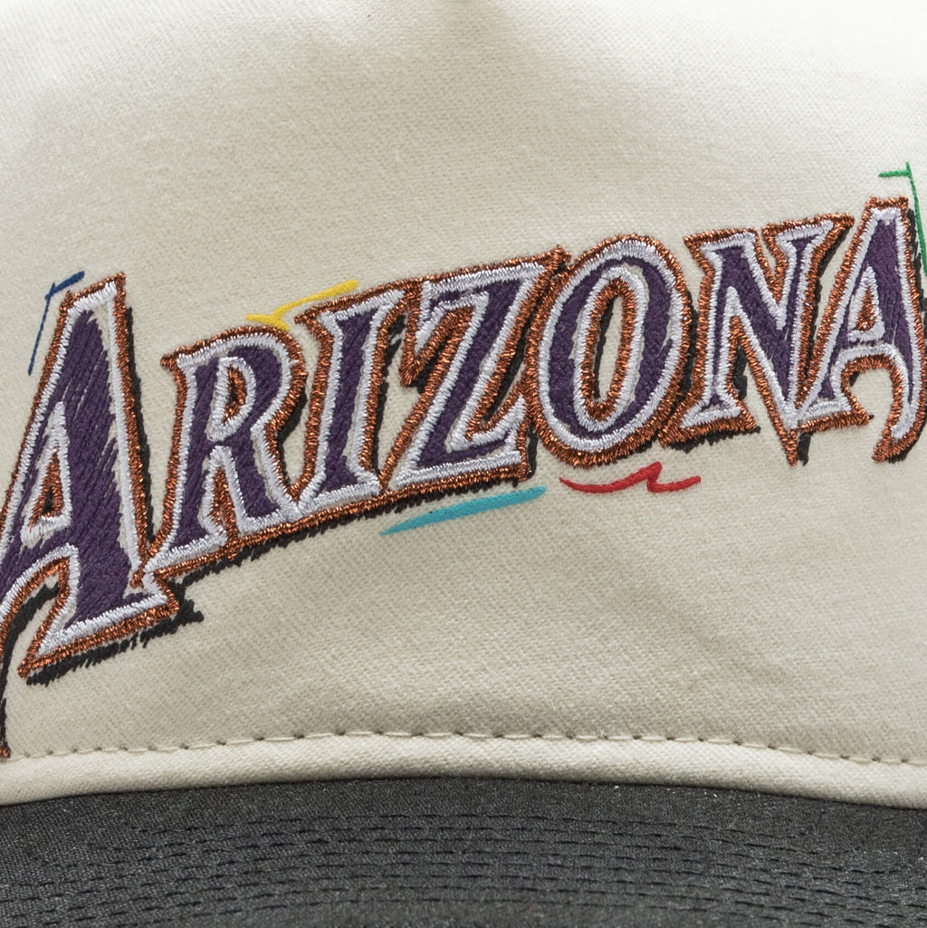 The Golfer Snapback Team Scribble Arizona Diamondbacks Cooperstown