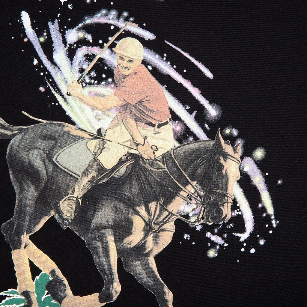 BB Space Polo S S Tee Black