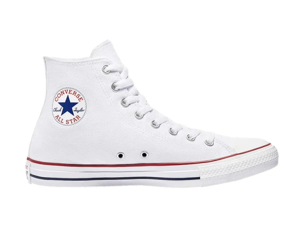 Tenis Converse Chuck Taylor Leather Hi Blancos Unisex