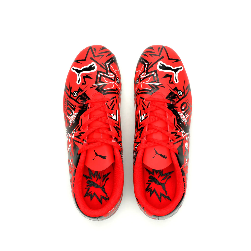 PUMA Ultra Play Christian Pulisic special edition FG AG JR Youth Soccer Cleats Red Black