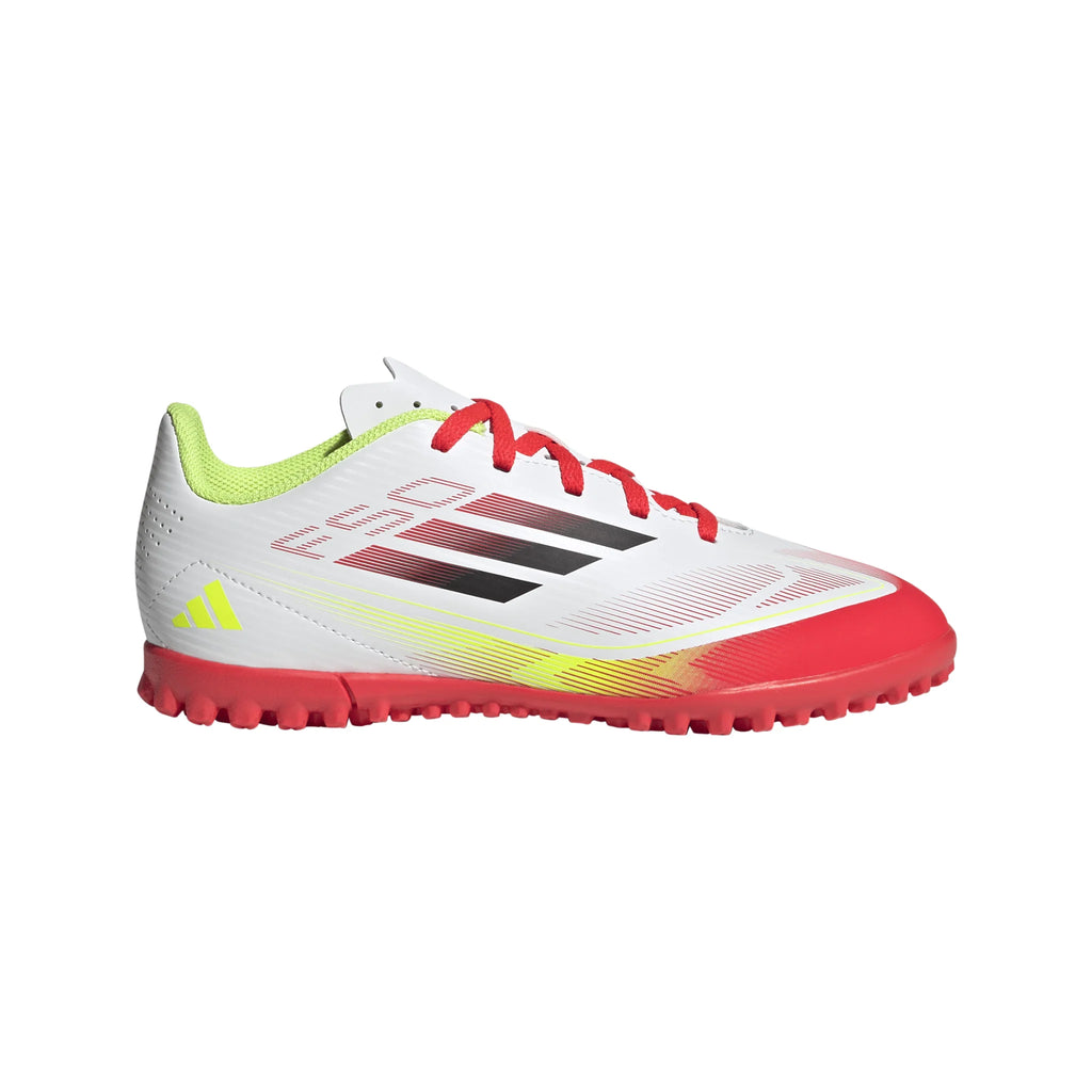 adidas F50 Club Turf Boots Kids White Black