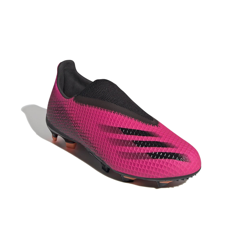 adidas Kids X Ghosted 3 Laceless FG Firm Ground Cleats