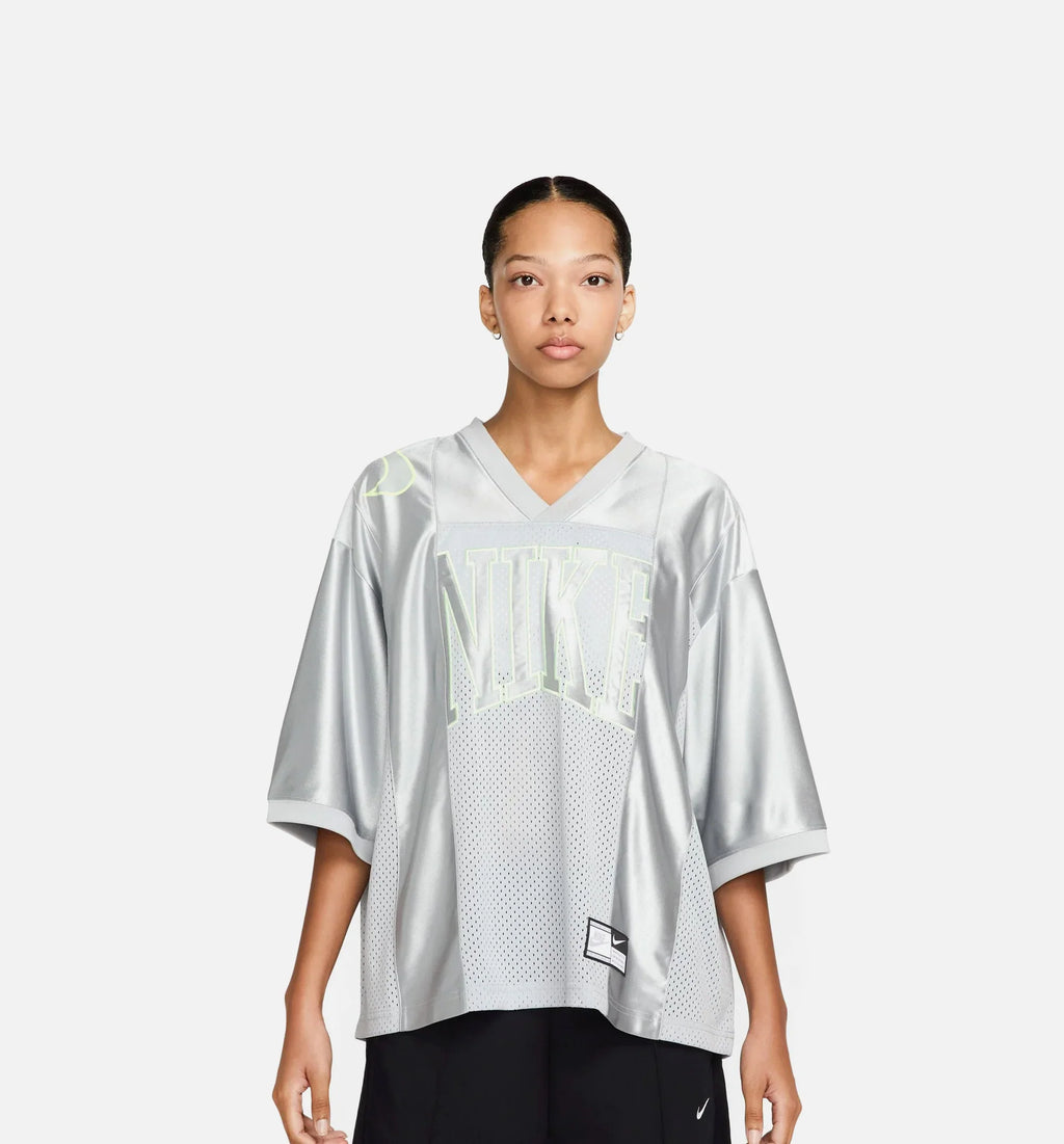 NSW Oversized Graphic Womens Jersey Light Smoke Grey Barely Volt