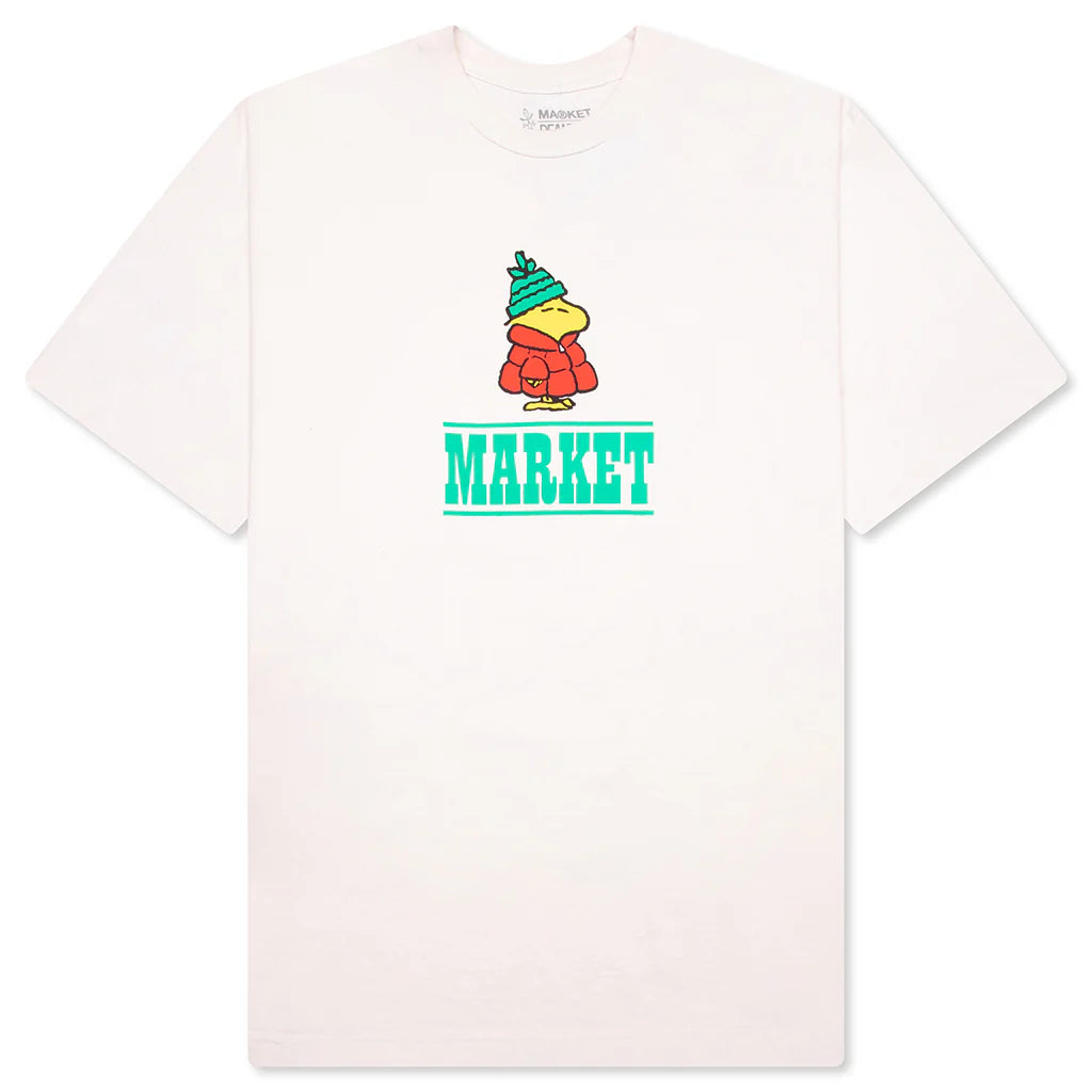 Peanuts Puffer T Shirt Ecru