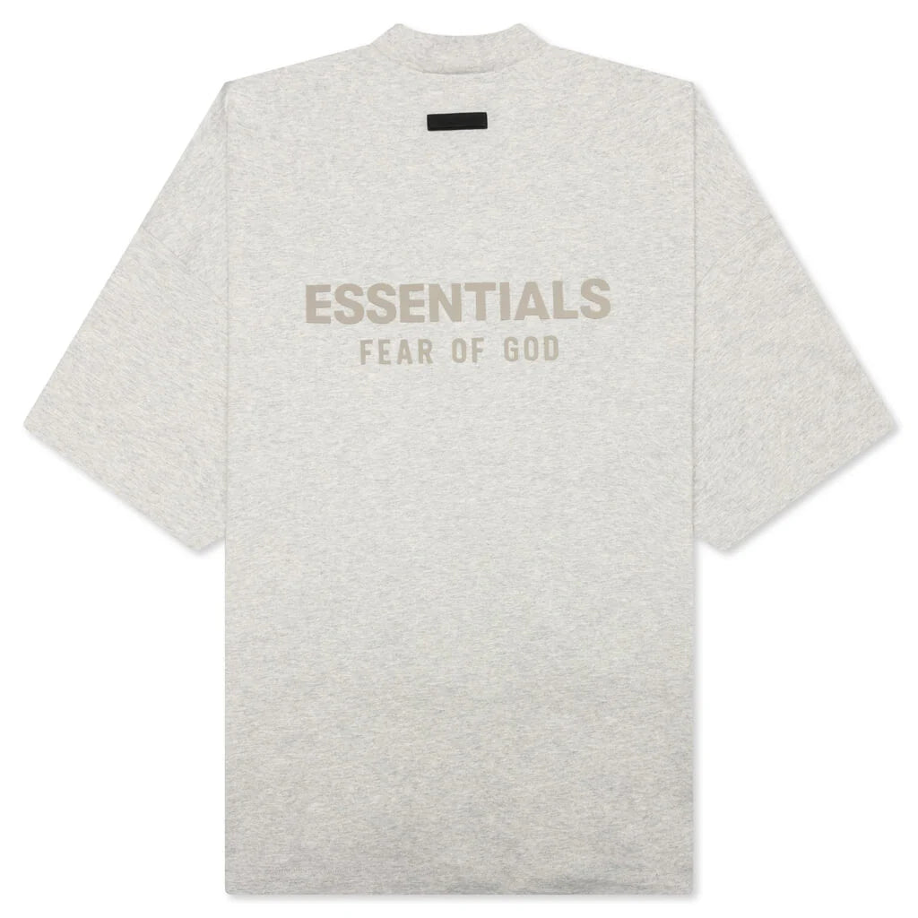 V Neck T Shirt T Shirt Light Heather Grey