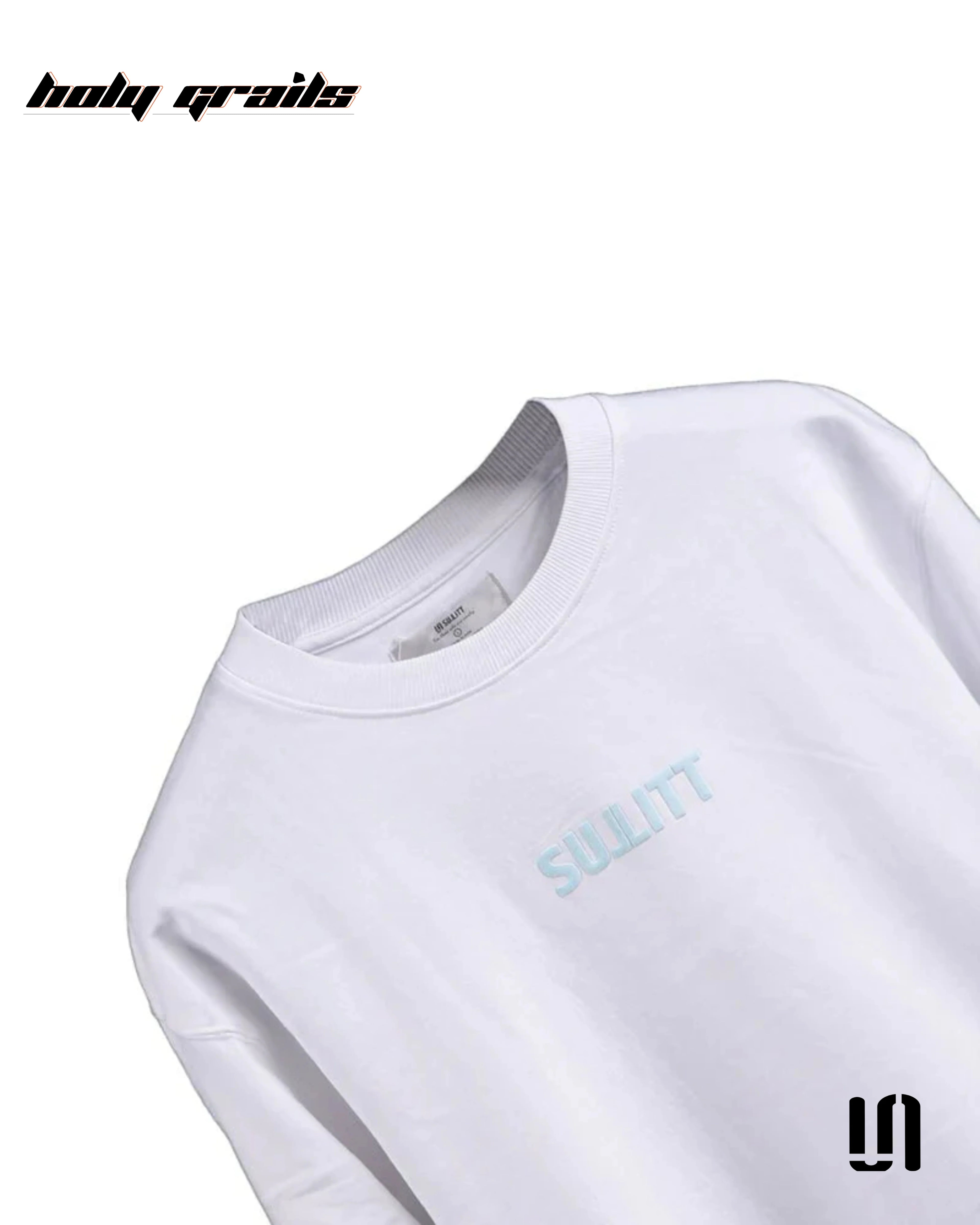 Dawning Mountain White Oversized Tee HG x Sullitt