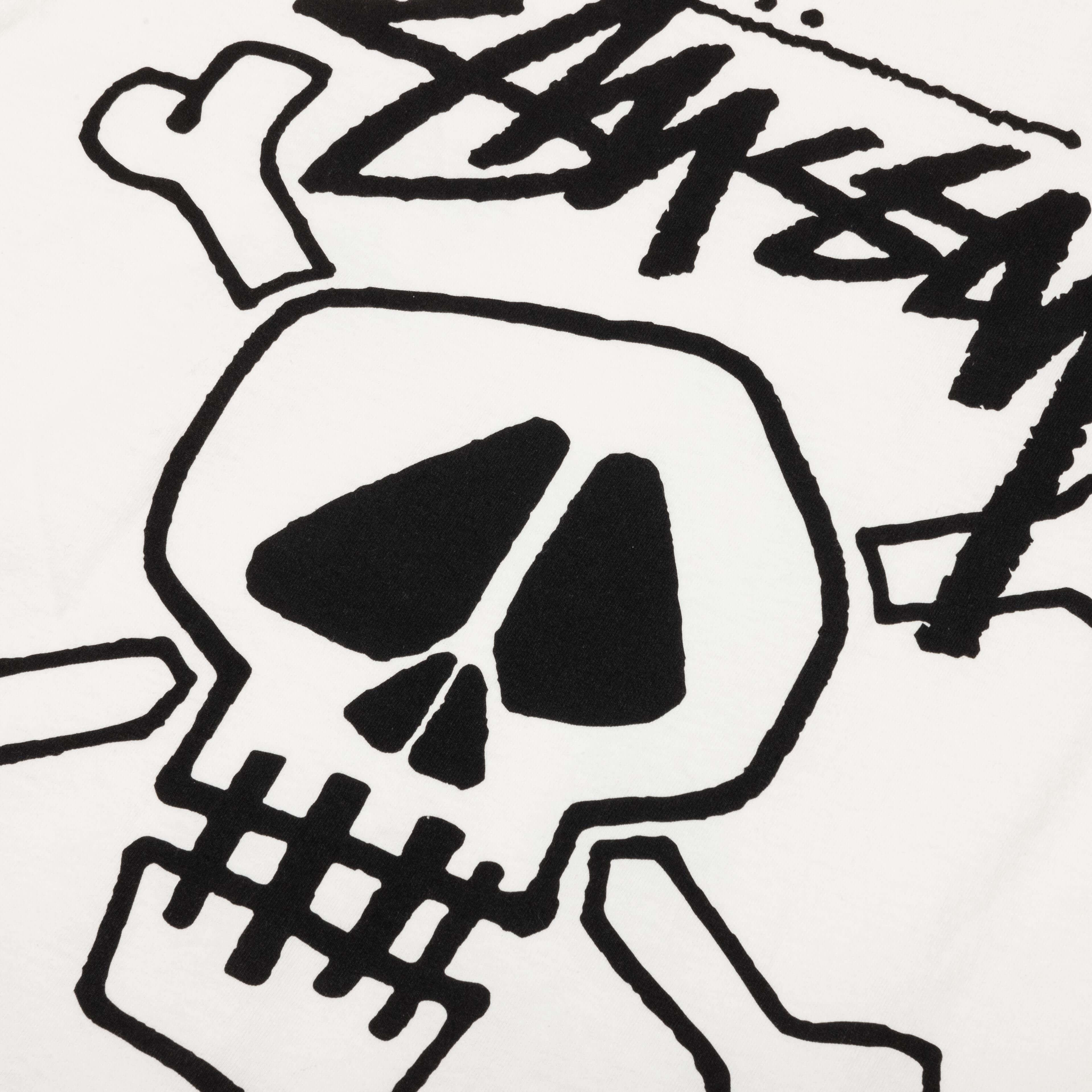 Skull Bones Pigment Dyed Tee Natural