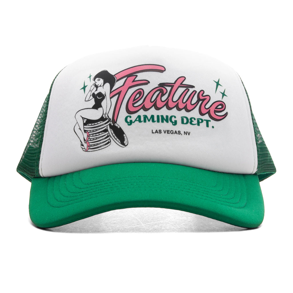 Gaming Trucker Kelly Green White