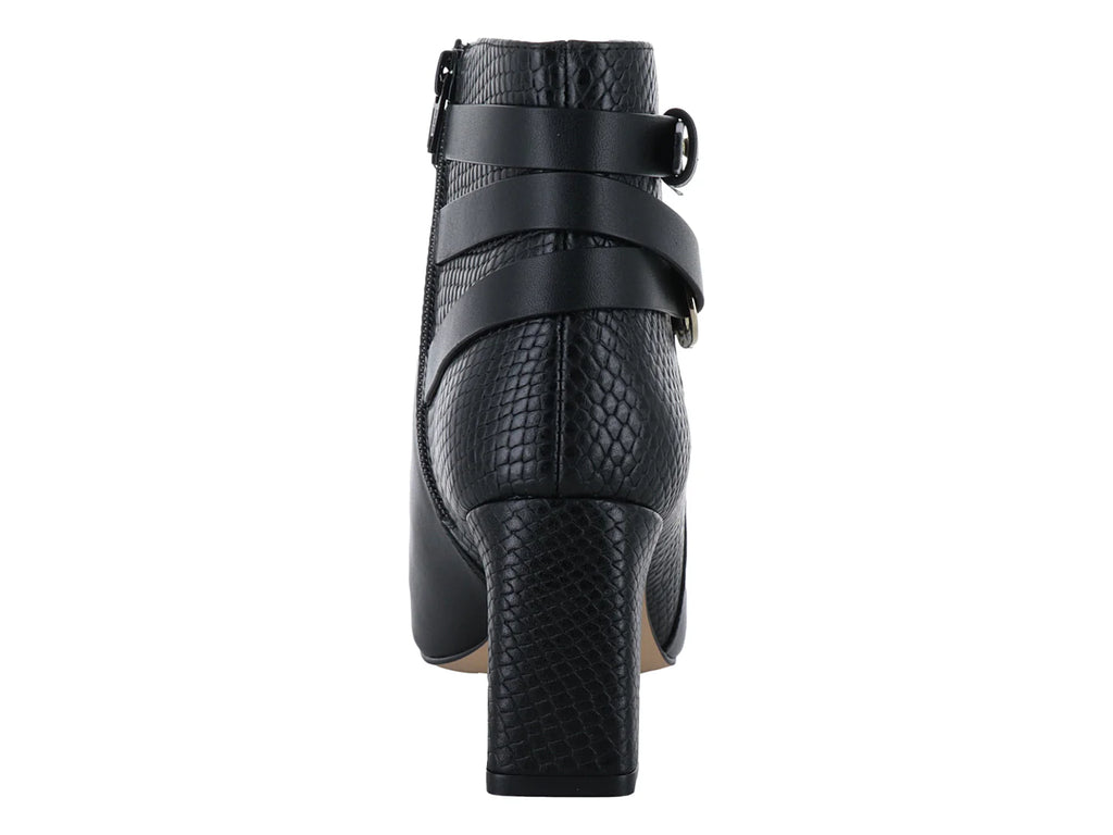Botines Felipe Rivera de Charol Negro para Mujer