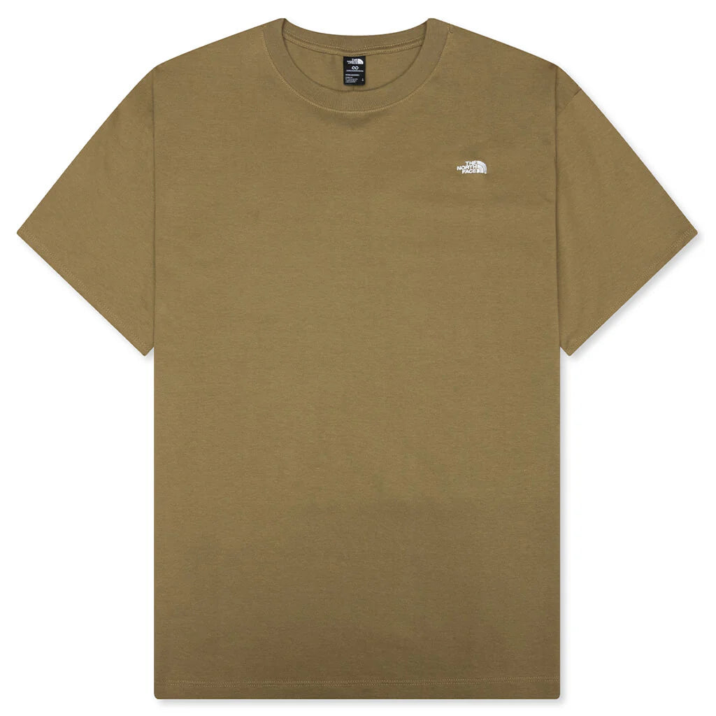 Essential Simple Dome Oversized S S Tee Olive