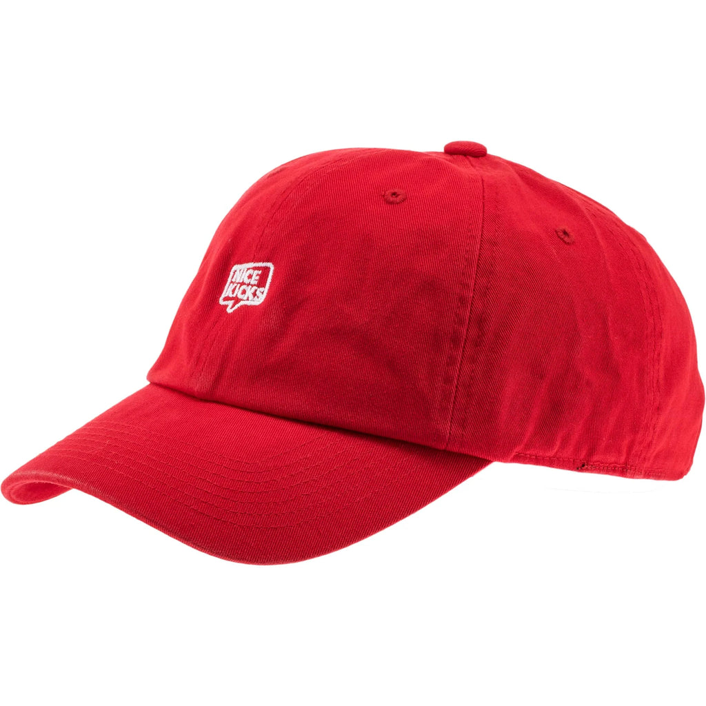 Nice Kicks Dad Hat Red White
