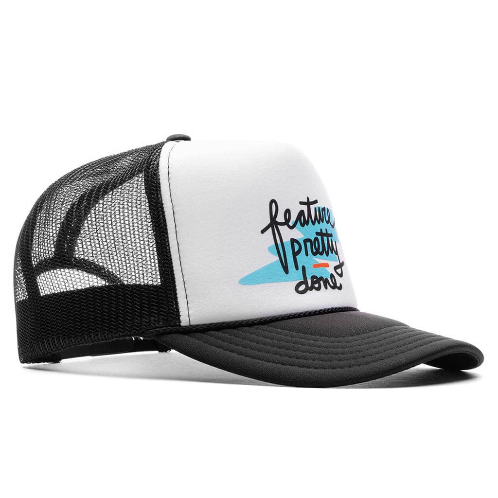 Feature x Pretty Done Lightning Trucker Black White