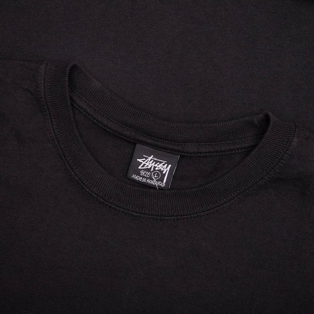 Arched Pigmented Dyed Tee Black