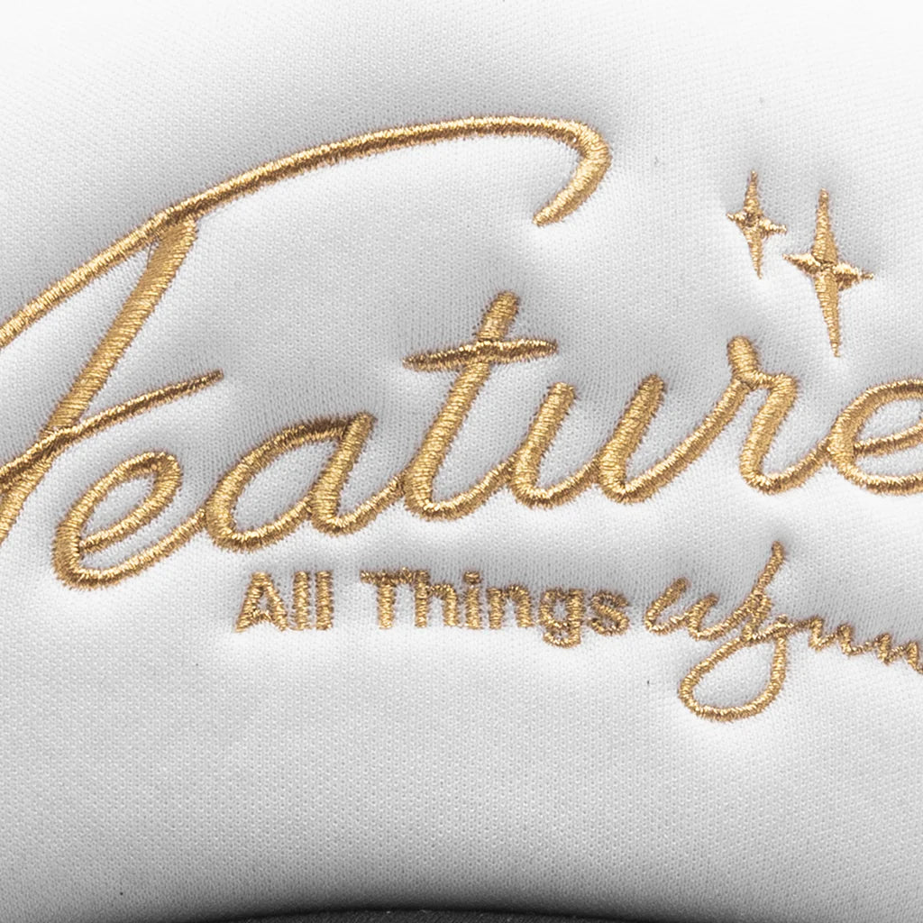 Feature x Wynn Shine Trucker Black White