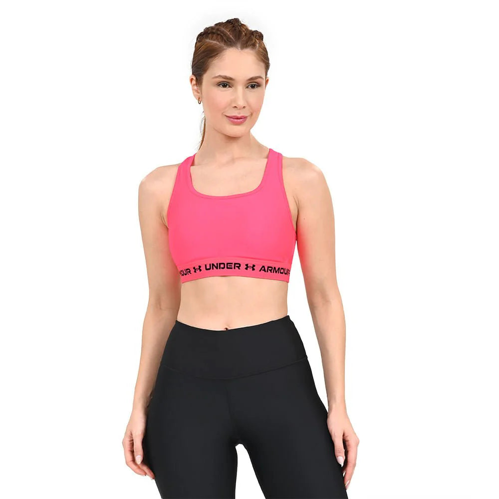 Under Armour Mid Crossback Sports Bra