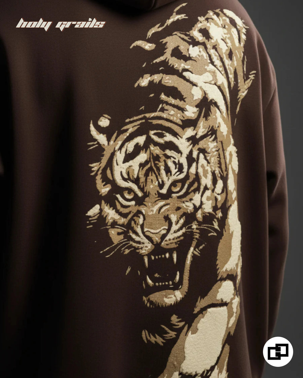 Tiger Claw Brown Hoodie HG x Grey Hound