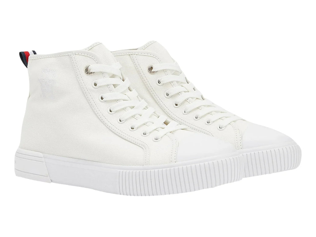 Tenis Tommy Hilfiger Vulcanized Denim Blanco para Mujer