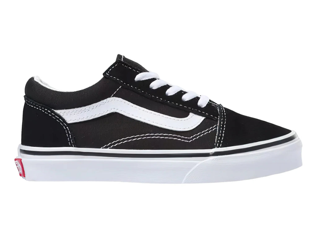 Tenis Vans Old Skool Negro con Blanco para Niño