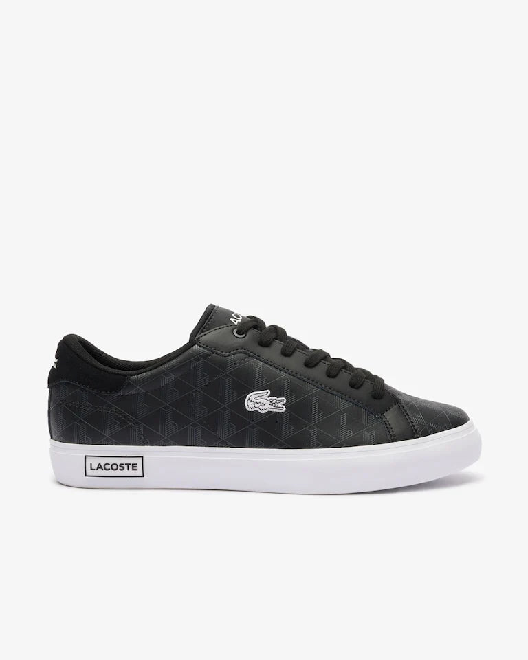 Lacoste Lerond Monogram Black White