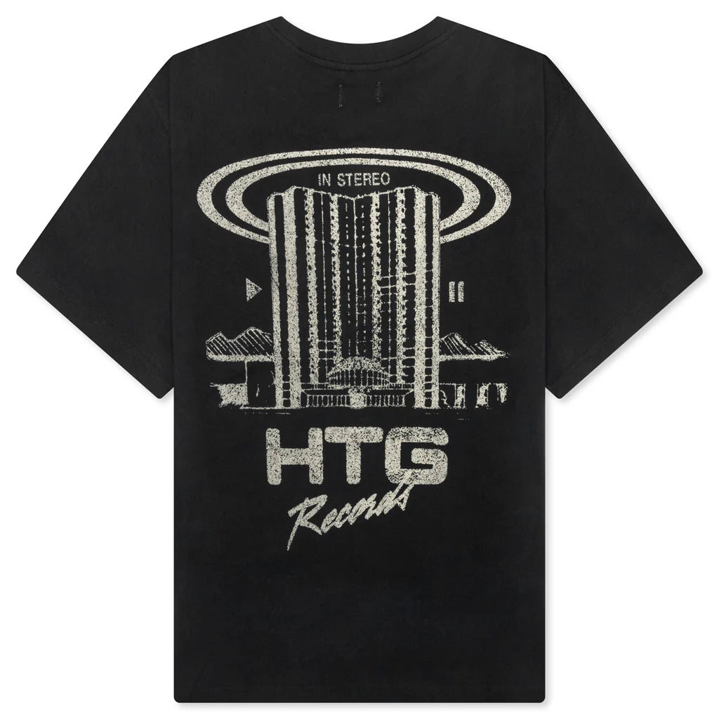 Records Tee Black