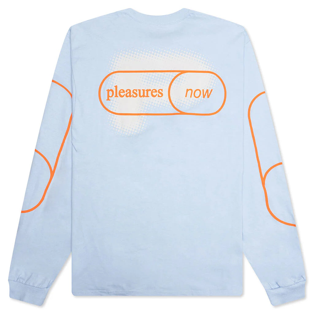 Pixel P Long Sleeve Light Blue