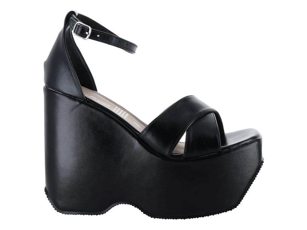 Sandalias Plataforma BSC Shoes Negro para Mujer