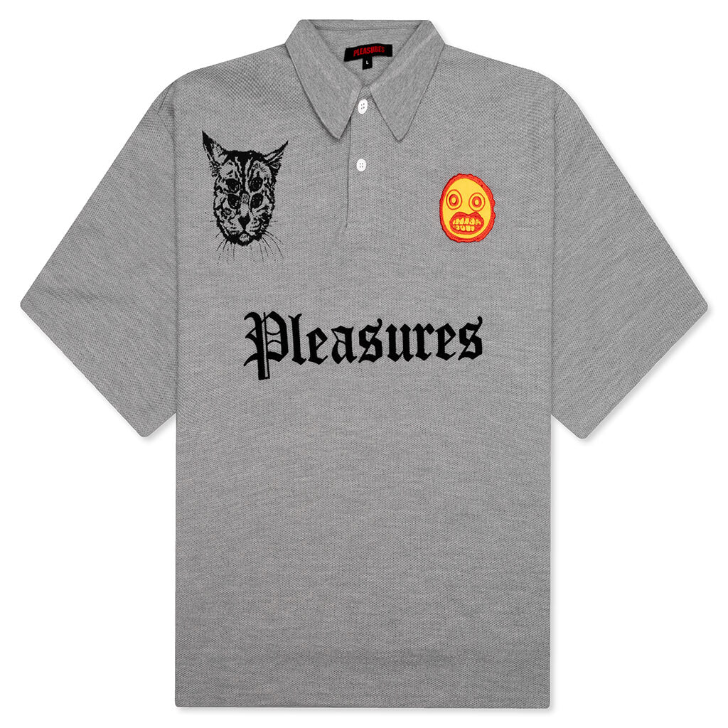 Wyatt Boxy Polo Grey