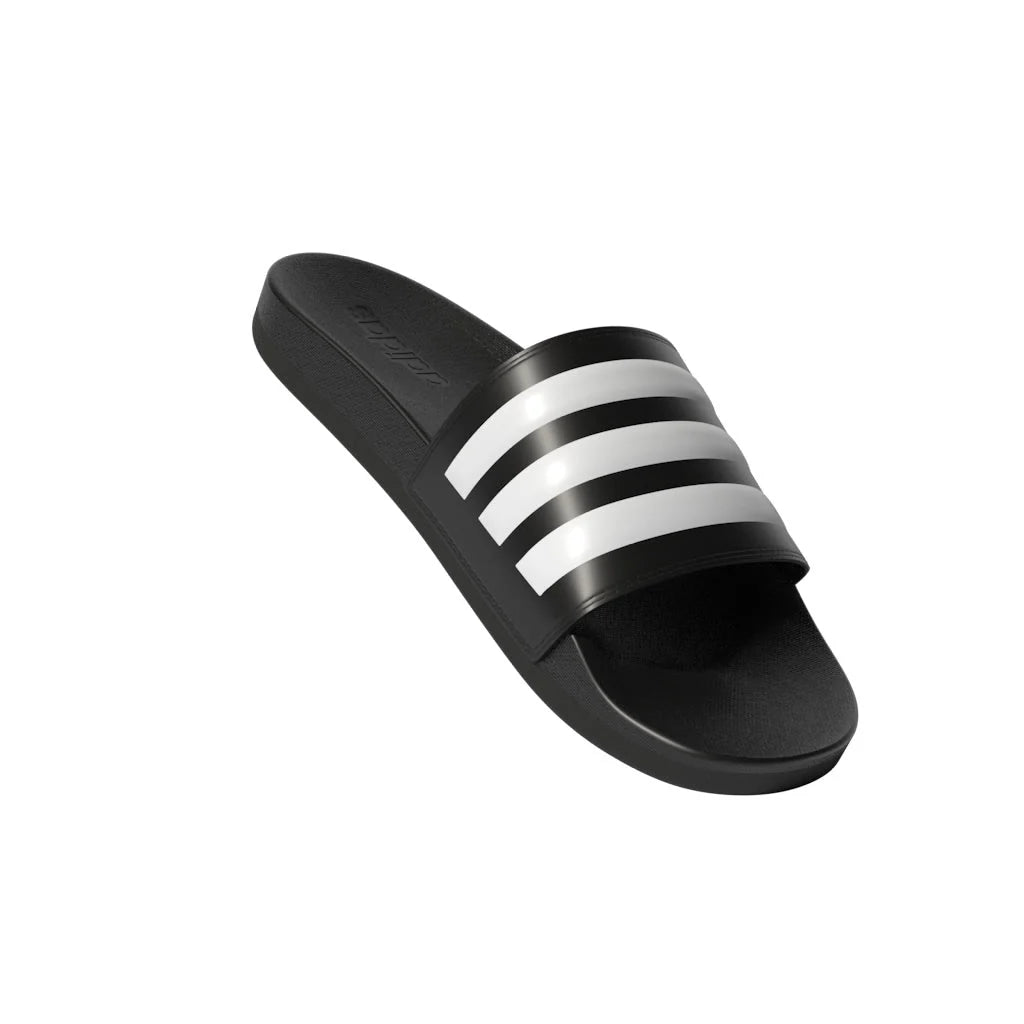 adidas Adilette Comfort Slides Black White