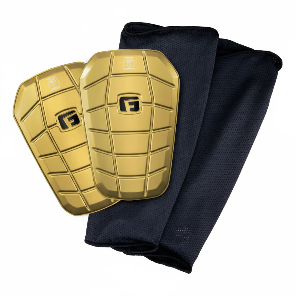 G Form Pro S Blade NOCSAE Soccer Shin Guard Gold