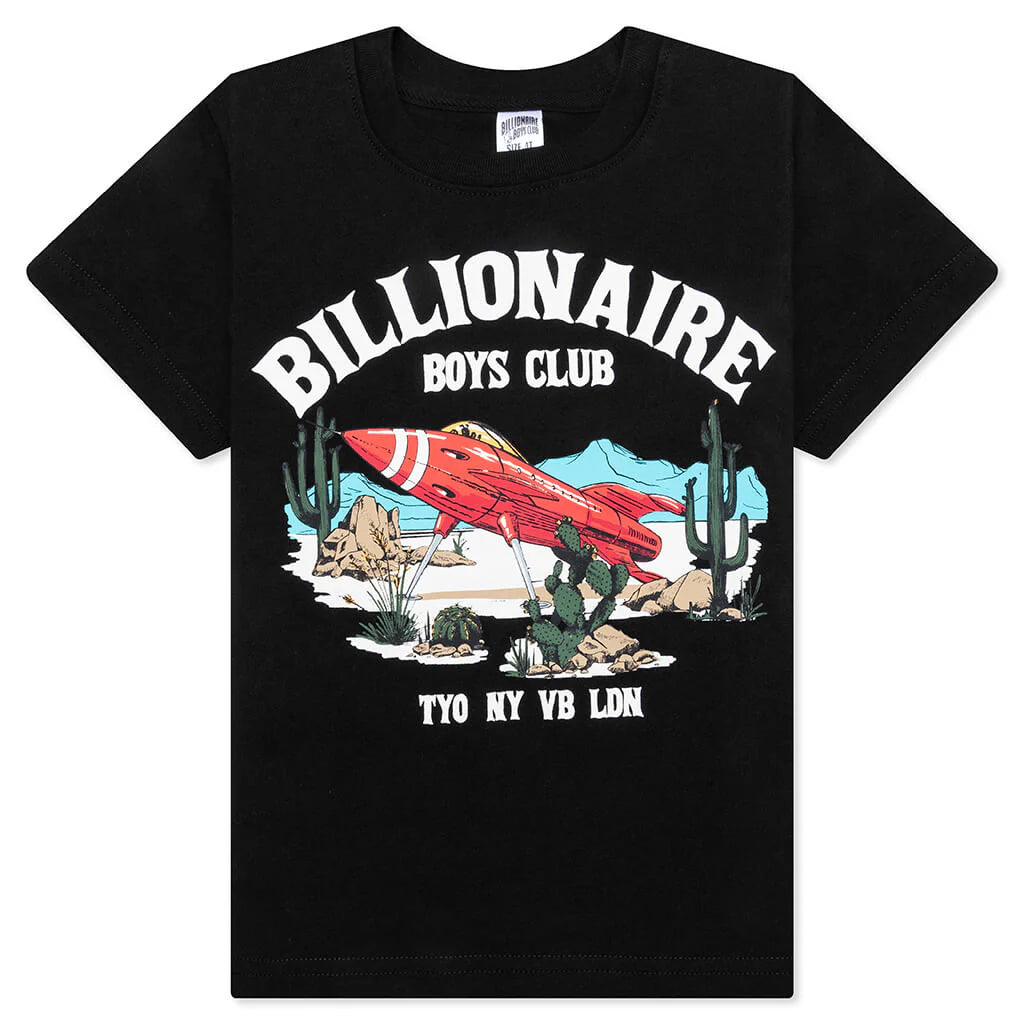 Kids BB Desert Rocket S S Tee Black