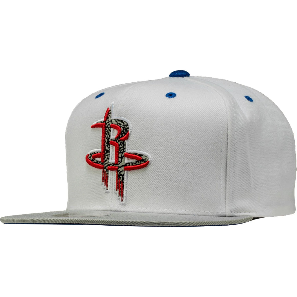 Houston Rockets NBA 88 Snapback Hat Mens White