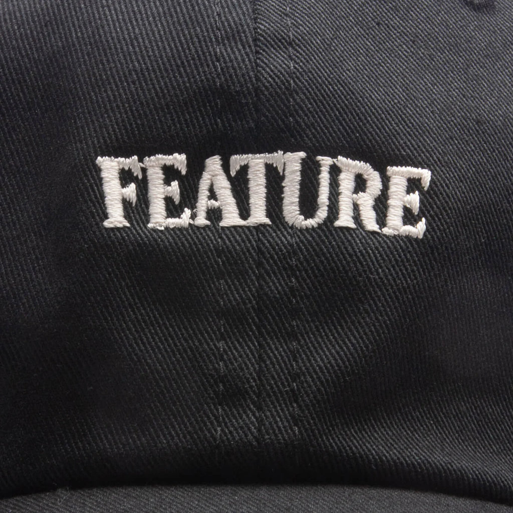Arch Dad Hat Black Cannoli Cream